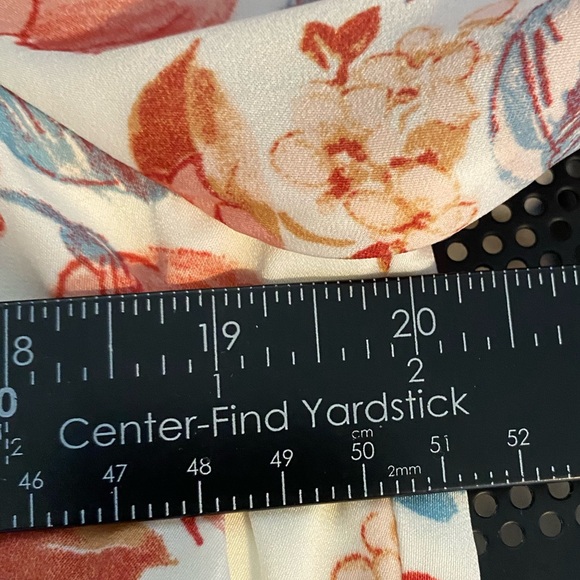 Haute Hippie Tribe Floral Lace Up Neckline Bohemian Midi Knee Length Dress Sz S - Picture 8 of 8